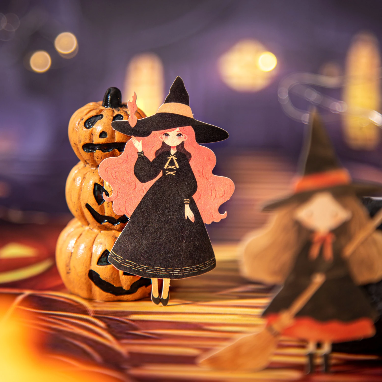 1 Bag Witch Lilith Series Magical Character Theme Sticker Collage For Stationery Box Sticker Decoration During Back To School