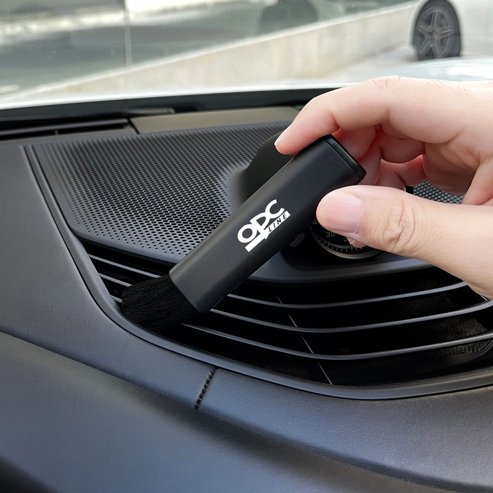 Car Air Outlet Retractable Detail Cleaning Brush For Opel Astra G H J K F Corsa D Zafira B Insignia Mokka Regal Car Accessories