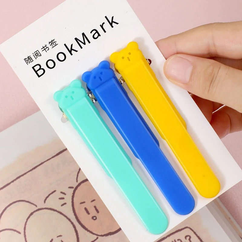 3 PCS Bookmark Silicone Book Mark Book Spare Parts Accessories Parts For Reading Lovers Bookmarks For Men Women