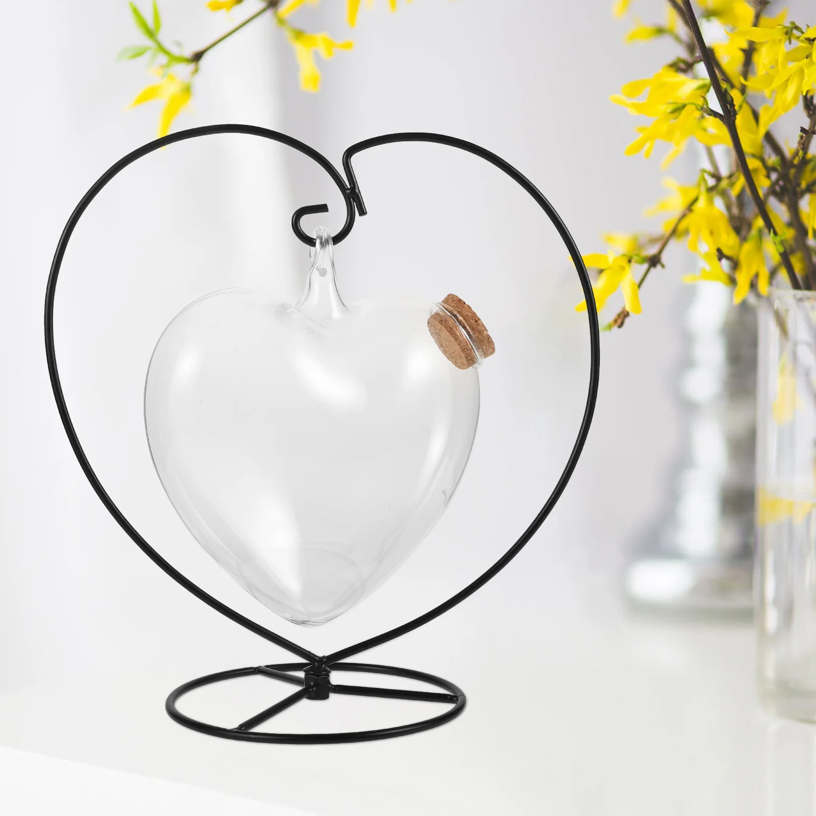 

1Set Glass Wishing Bottle Origami DIY Decorative Landscape Glass Jars Decoration Transparent Wishing Bottles