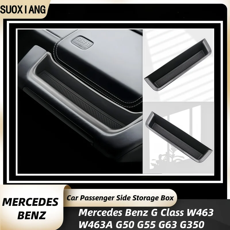 

Car Passenger Side Storage Box Holder For Mercedes Benz G Class W463 W463A G50 G55 G63 G350 Car Interior Accessories Organizers