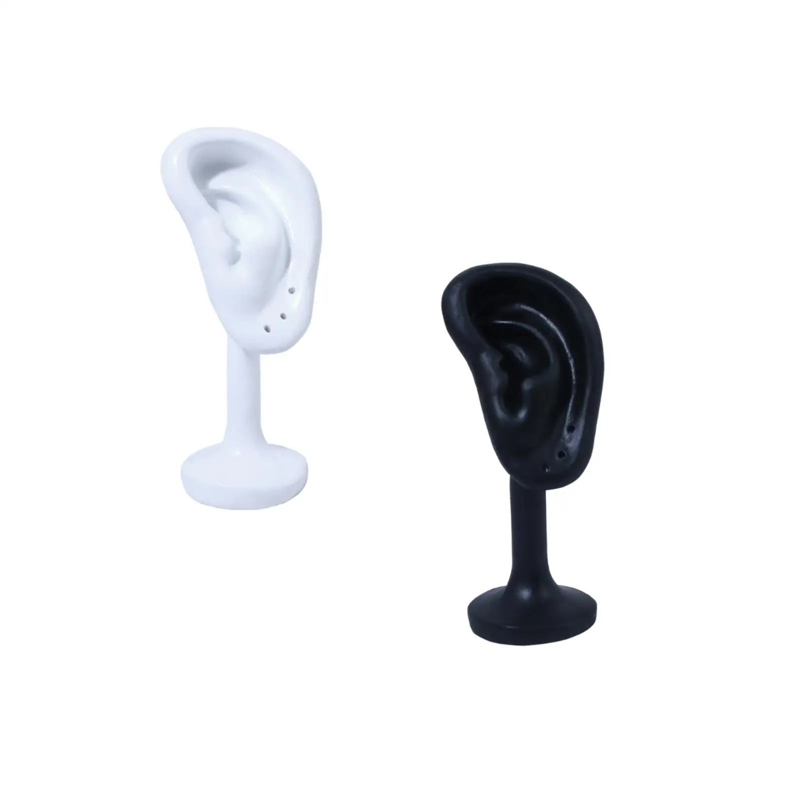 Earring Display Stand Resin Ear Shape Showcase Holder Simulation Ear Stand 10.5cm Tall