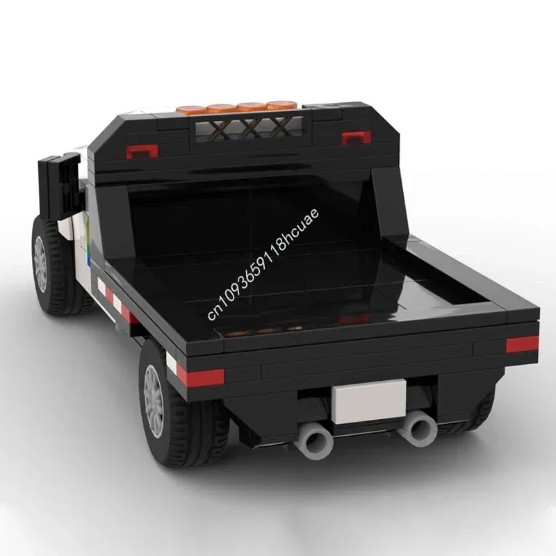 359pcs MOC City Services Flatbed Truck City Champions Super Car Building Blocks Festival Gift DIY Perfect Craft Project