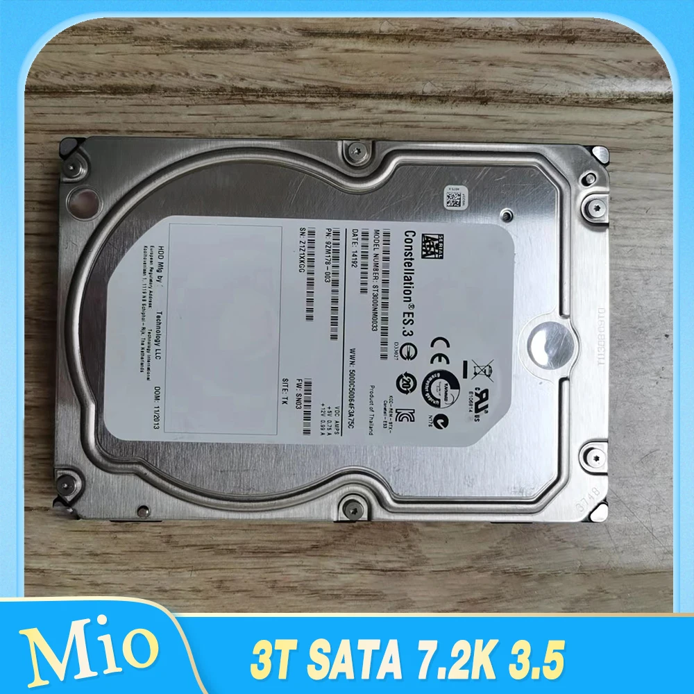 HDD For Server Hard Disk RWV72 3T SATA 7.2K 3.5