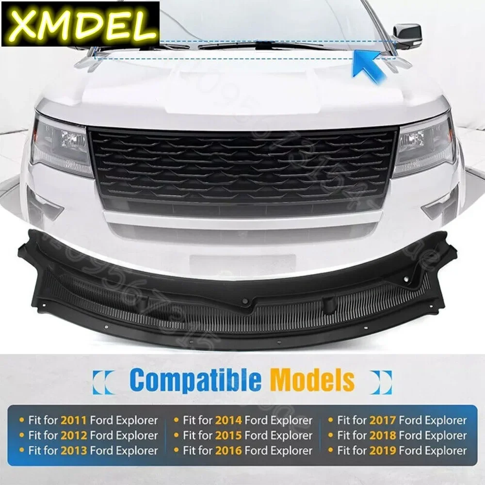 

Car Styling Windshield Cowl Grille Top Panel For BB5Z78022A68AA Fit 2011-2019 for Ford Explorer Auto Part