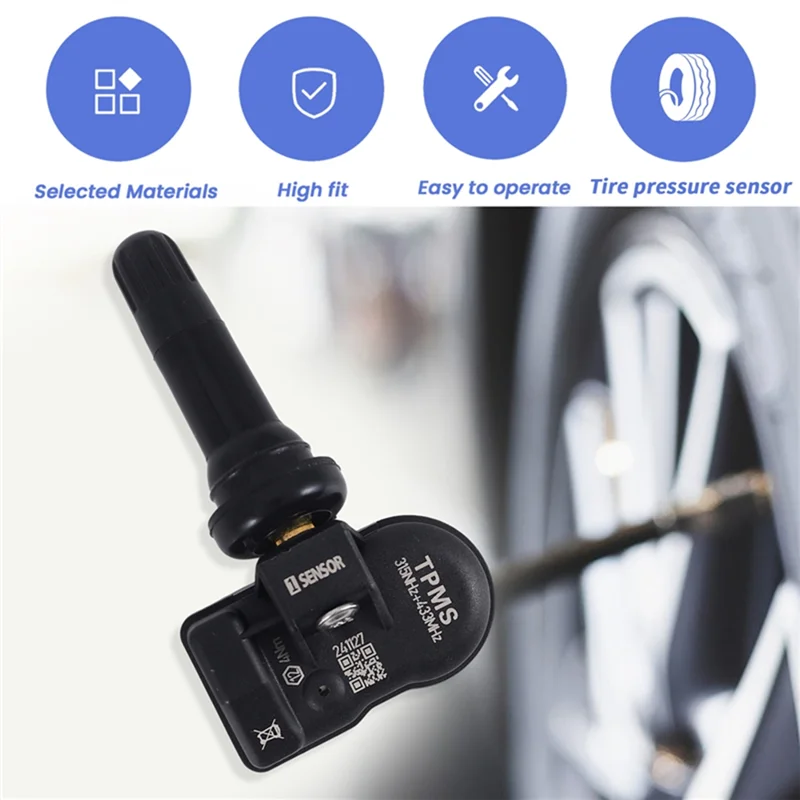 

8Pcs Programmable TPMS Tire Pressure Sensor 315MHZ+433Mhz 2 In 1 For Autel Tool TS408 TS508 ITS600 MX Sensor Monitor