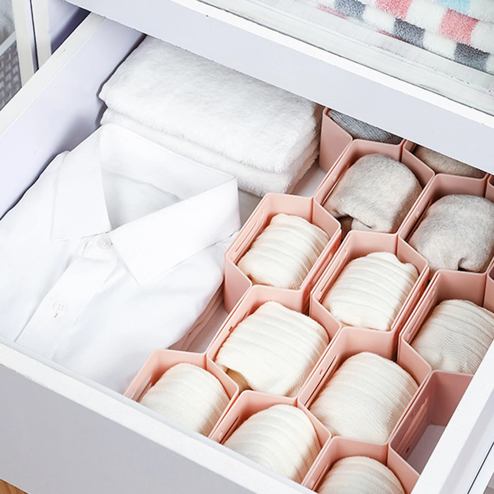 

12 Pcs Partition Plate Closet Socks Tidy Tool Drawer Dividers Underwear Organizer Storage Container