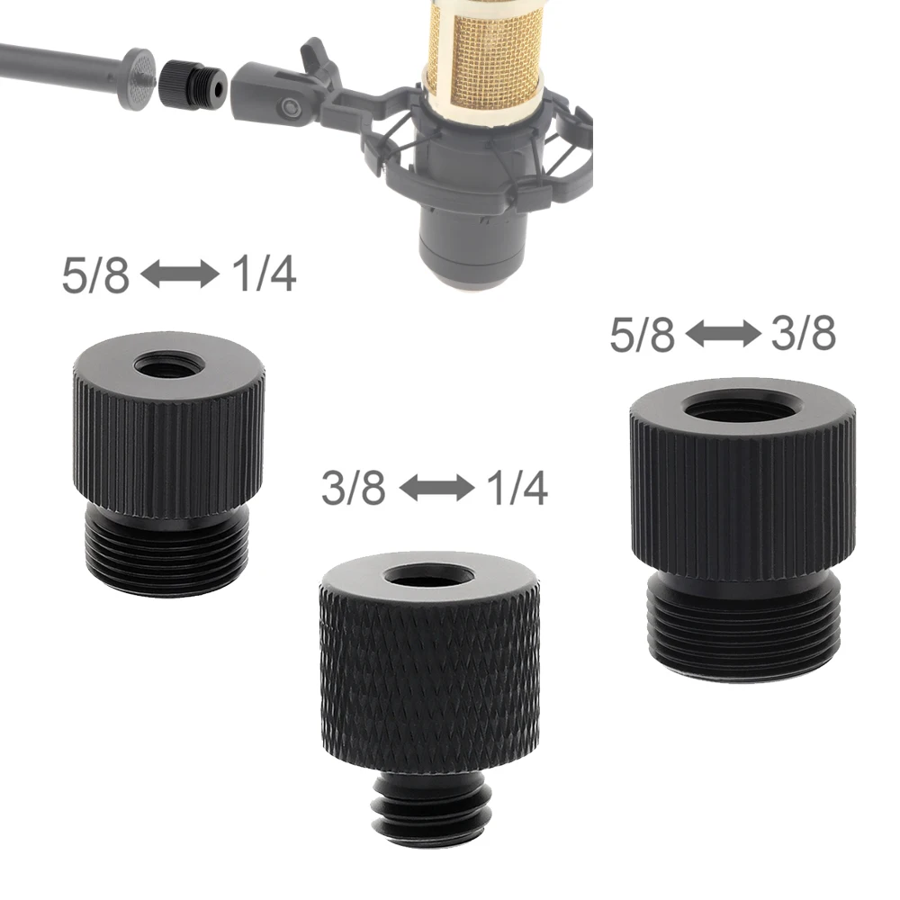 Адаптер для винтового крепления с резьбой Адаптер для подставки для микрофона для держателя микрофона/крепления камеры/аксессуаров для штатива
