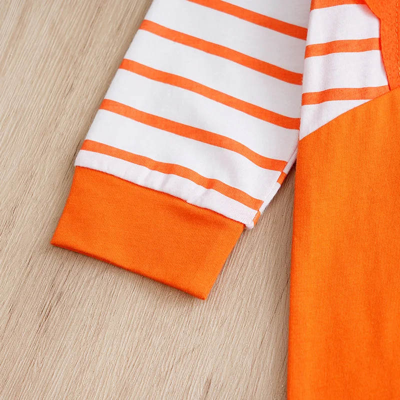 Baby Boys Girl Unisex Newborn Onesies Romper 0-18 Months Toddler Clothing Infant Long Sleeve Orange striped crab cotton Jumpsuit