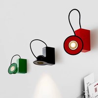 Italian LED Wall Light Medieval Living Room Bedside Light Retro Magnetic Suction Bedroom Decor Wall Lamp Home Wall Sconces