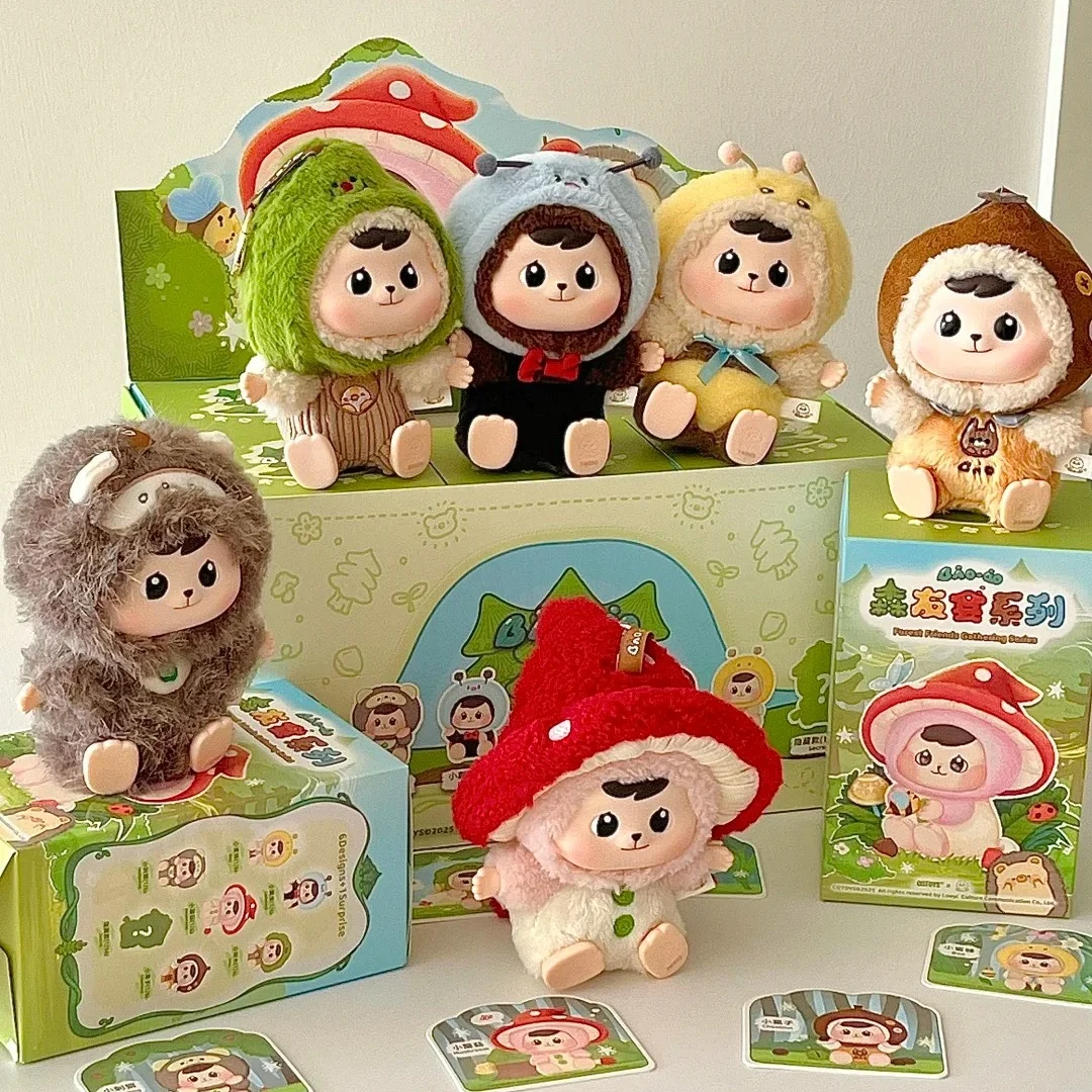 

Genuine Bao-Ao New Forest Friends Gathering Series Vinyl Blind Box Plush Vinyl Doll Kawaii Pendent Ornaments Birthday Gift