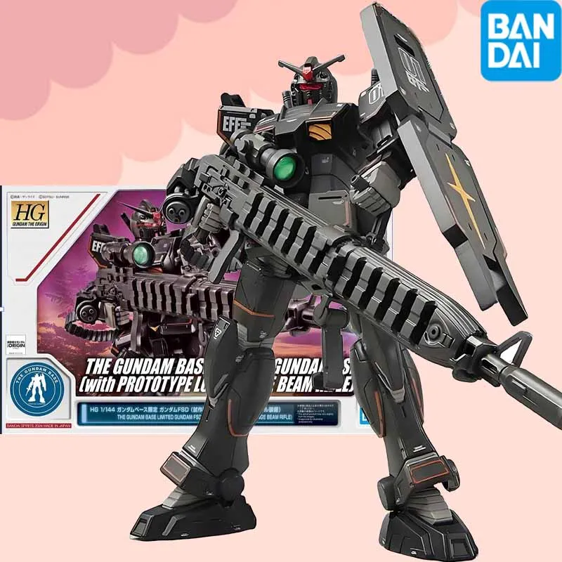 

Bandai Original HG1/144 THE GUNDAM BASE LIMITED FSD With PROTOTYPE LONG-RANGE BEAM RIFLE Anime Action Figure Assembly Model Toys