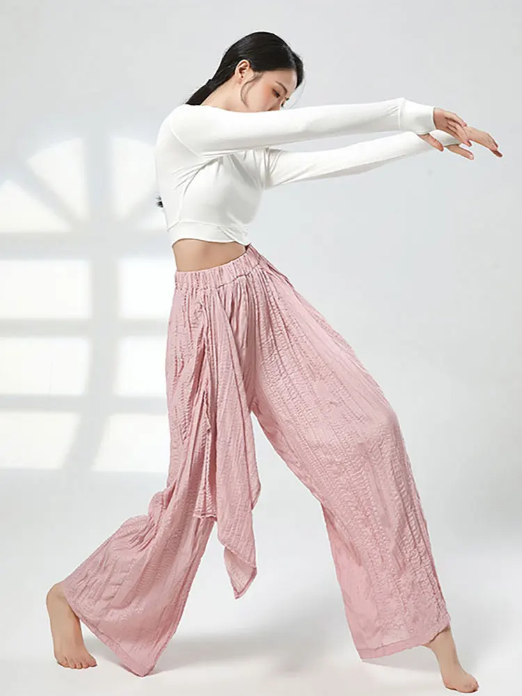 Women Dancing Pant For Women Classical Dance Trousers Modern Dance Chinese Folk Dance Rhyme Trainning Practice