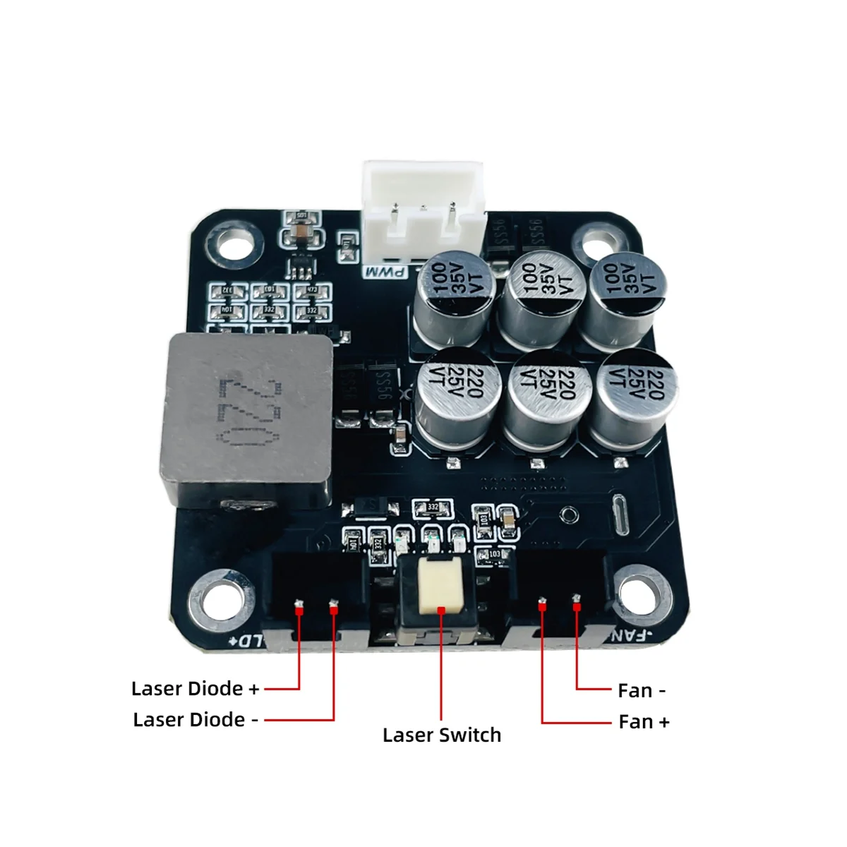 80W Laser Driver for Laser Engraving Cutting Head Laser Module Engraver Wood Working Tools Accessories(24V)