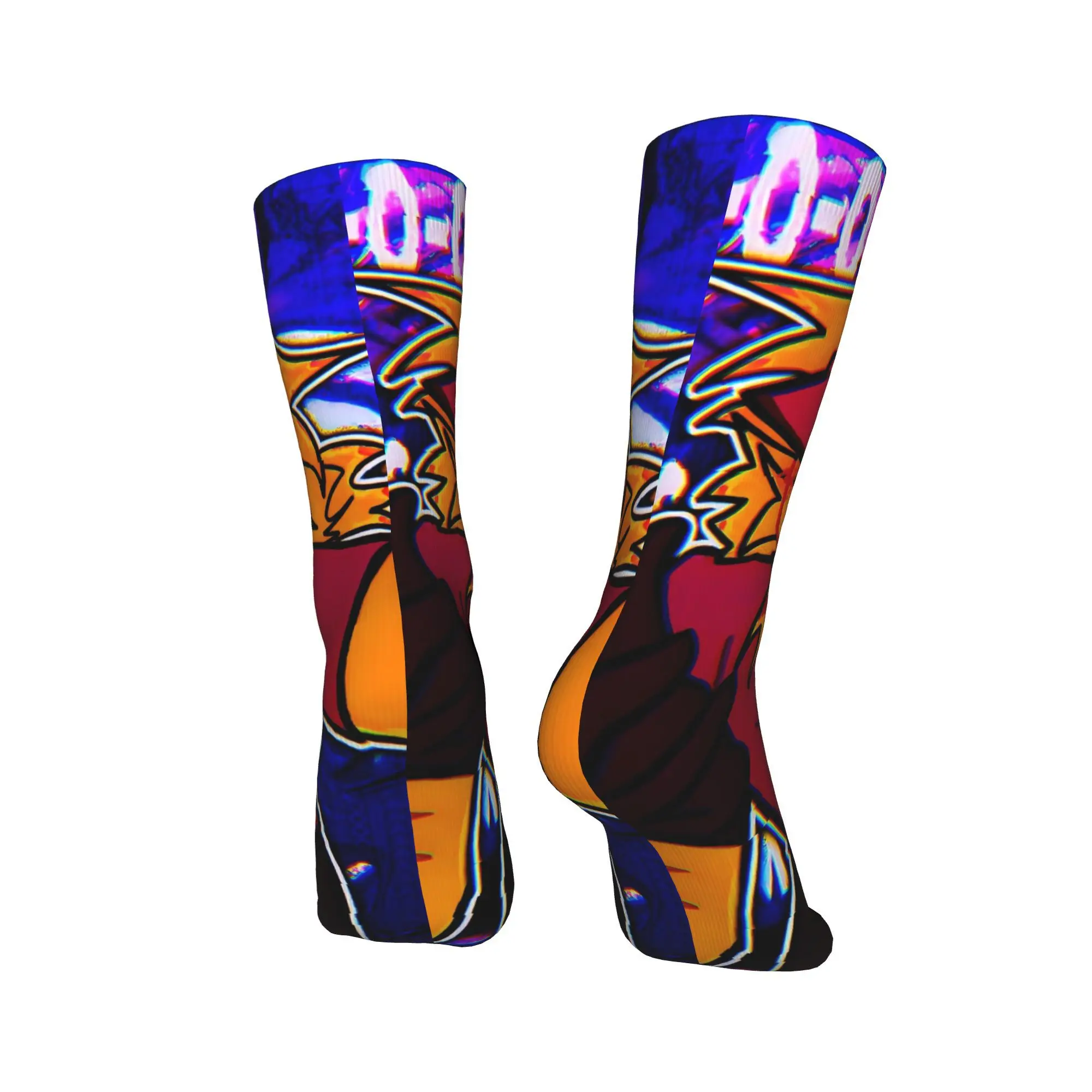 إليوت omg Forsaken الجوارب جوارب مطبوعة المضادة للبكتيريا زوجين الجوارب لينة تنفس الخريف مضحك سكيت الجوارب