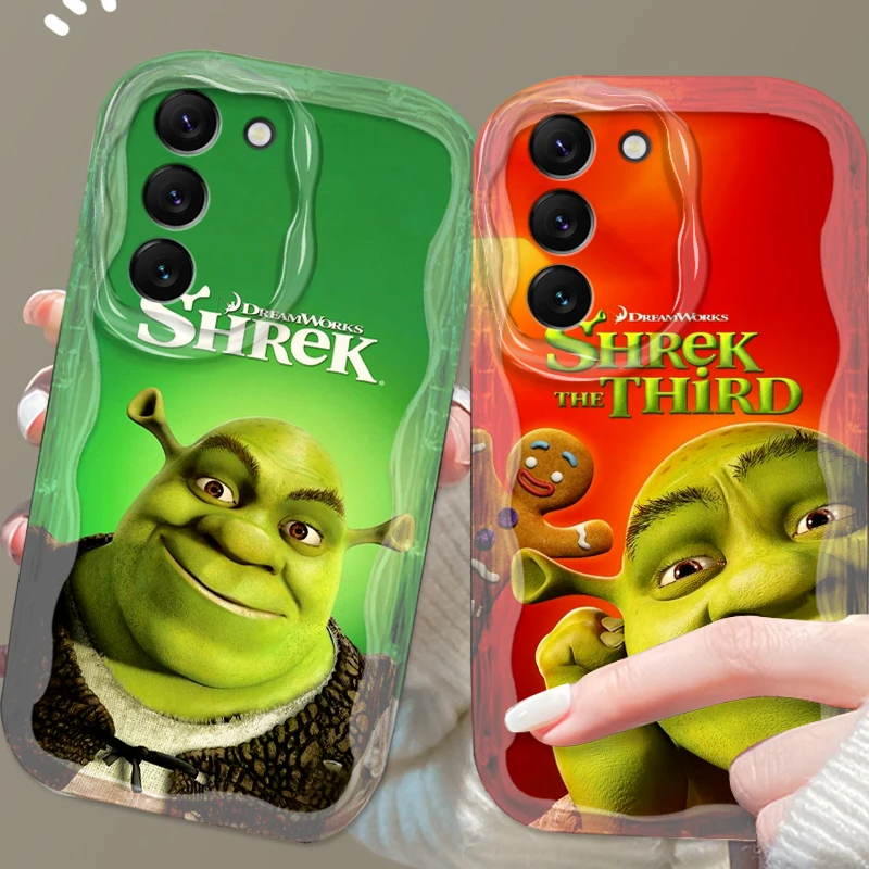 S-Shreks Movie Anime Cute For Samsung S24 S23 S21 S20 Ultra Plus FE A73 A72 A71 A51 A31 A05S A05 A04 5G Wave Oil Soft