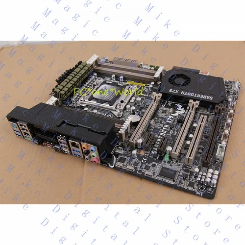 H  FOR ASUS SABERTOOTH X79 LGA 2011 Socket DDR3 Intel X79 SATA 6Gb/s ATX Motherboard