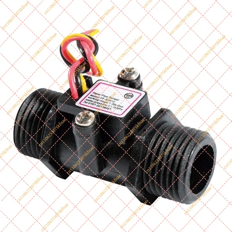 367D 1/2 Inch Food Grade Water Flow Sensor Hall Effect Flow Meter Fluid Counter DC3.5-24V