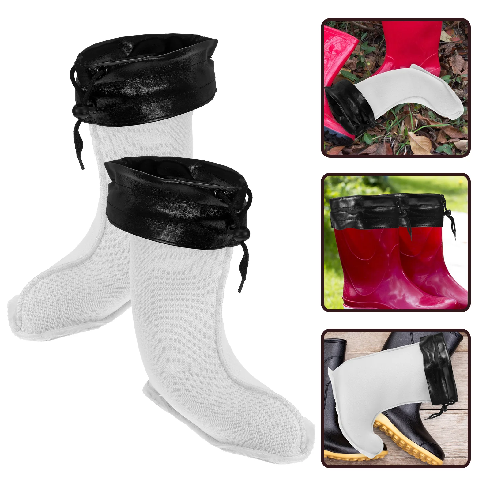 Boot Socks Rain Boots Liner for Replacement Lining Hunter Warm Cotton Cover Liners Women Rubber Man