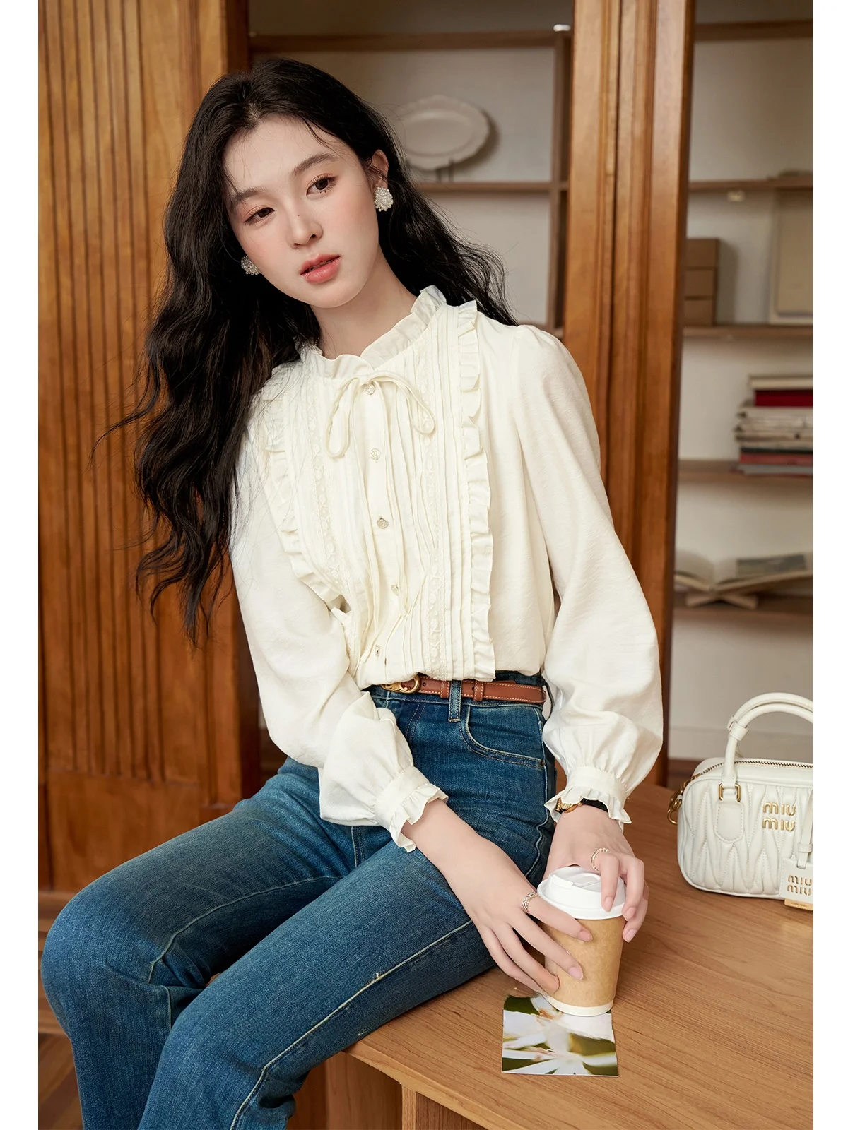 

Мягкая дышащая повседневная футболка с круглым вырезом и пуговицами от Лю Сянань, свободного кроя, для молодых женщин