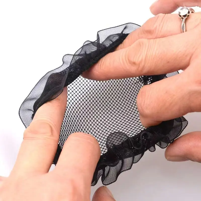 Elastic Hair Nets for Women (2 Pieces) - usage example