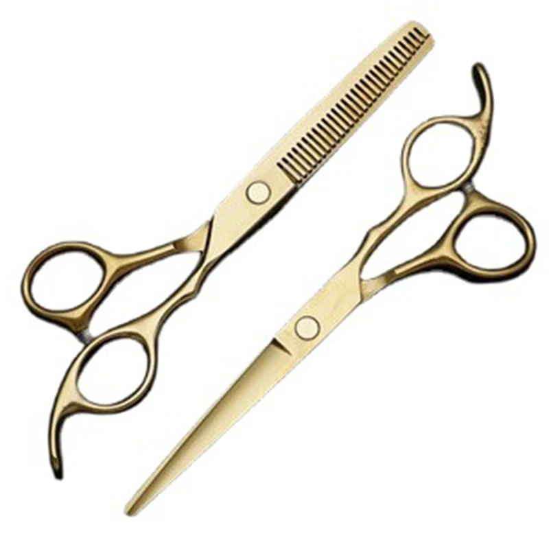 Professionele 6 Inch Haarschaar Dunner Wordende Kapper Knippen Haarscharen Schaar Gereedschap Kappersschaar Set Voor Huishoudelijk Gebruik