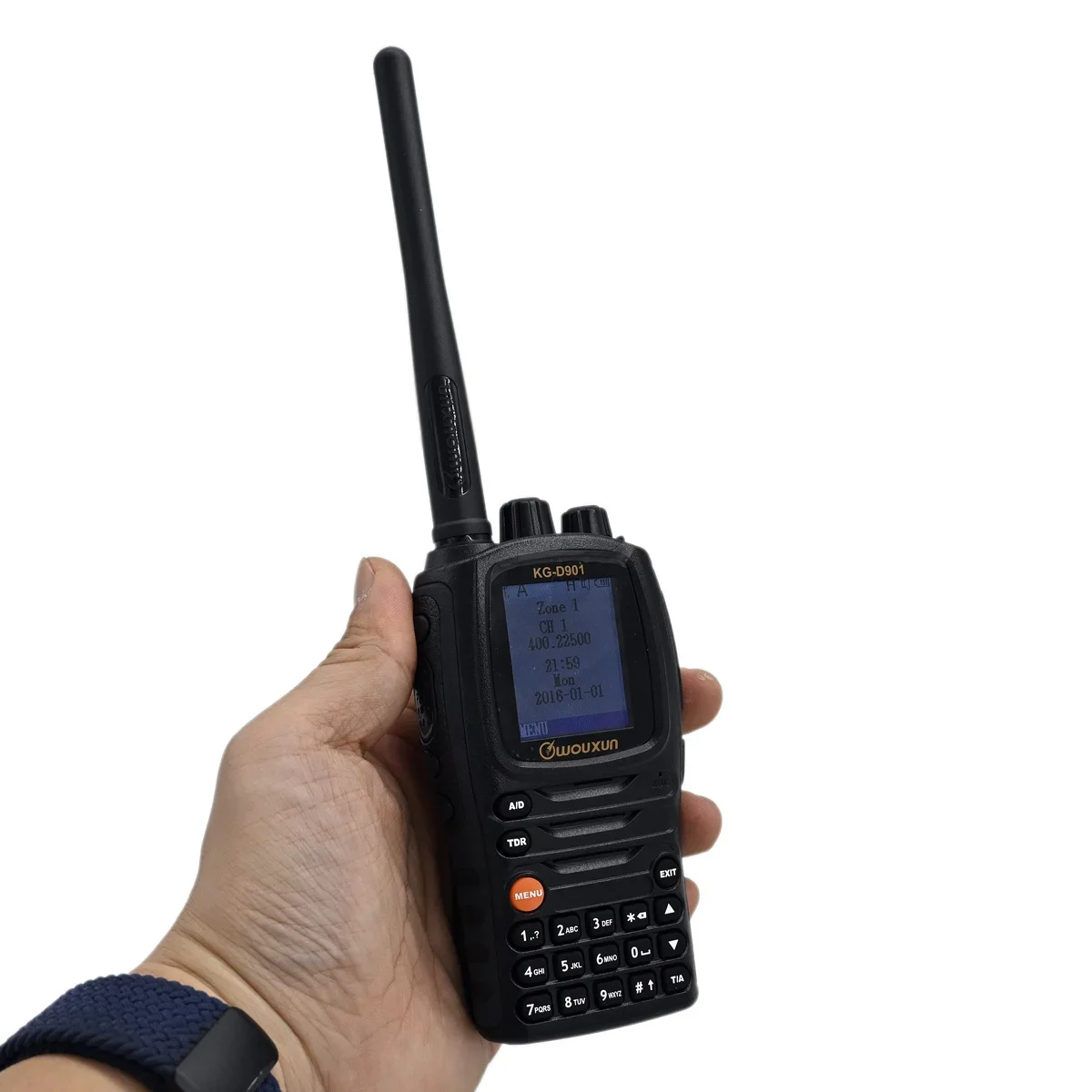 WOUXUN D901 Walkie Talkie Call Recording DMR & Analog VFO Channel Mode UHF Bands TDMA Digital Signal Profesisional HAM Radio