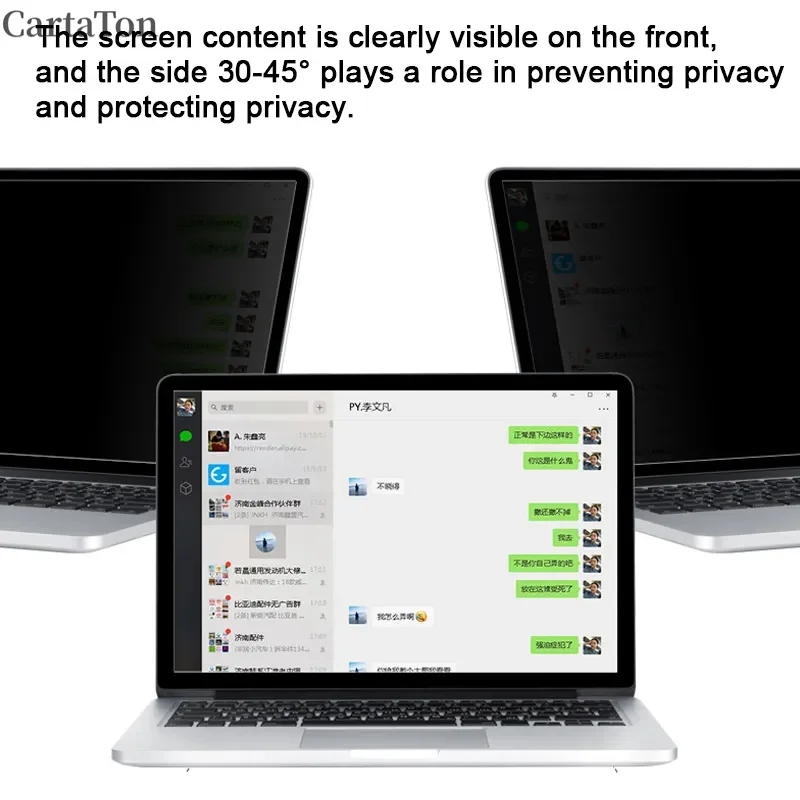 Protector de pantalla de privacidad para Xiaomi Lenovo Dell HP Laptop PC Notebook 11-17 pulgadas película antiespía y antipeep para filtro de computadora