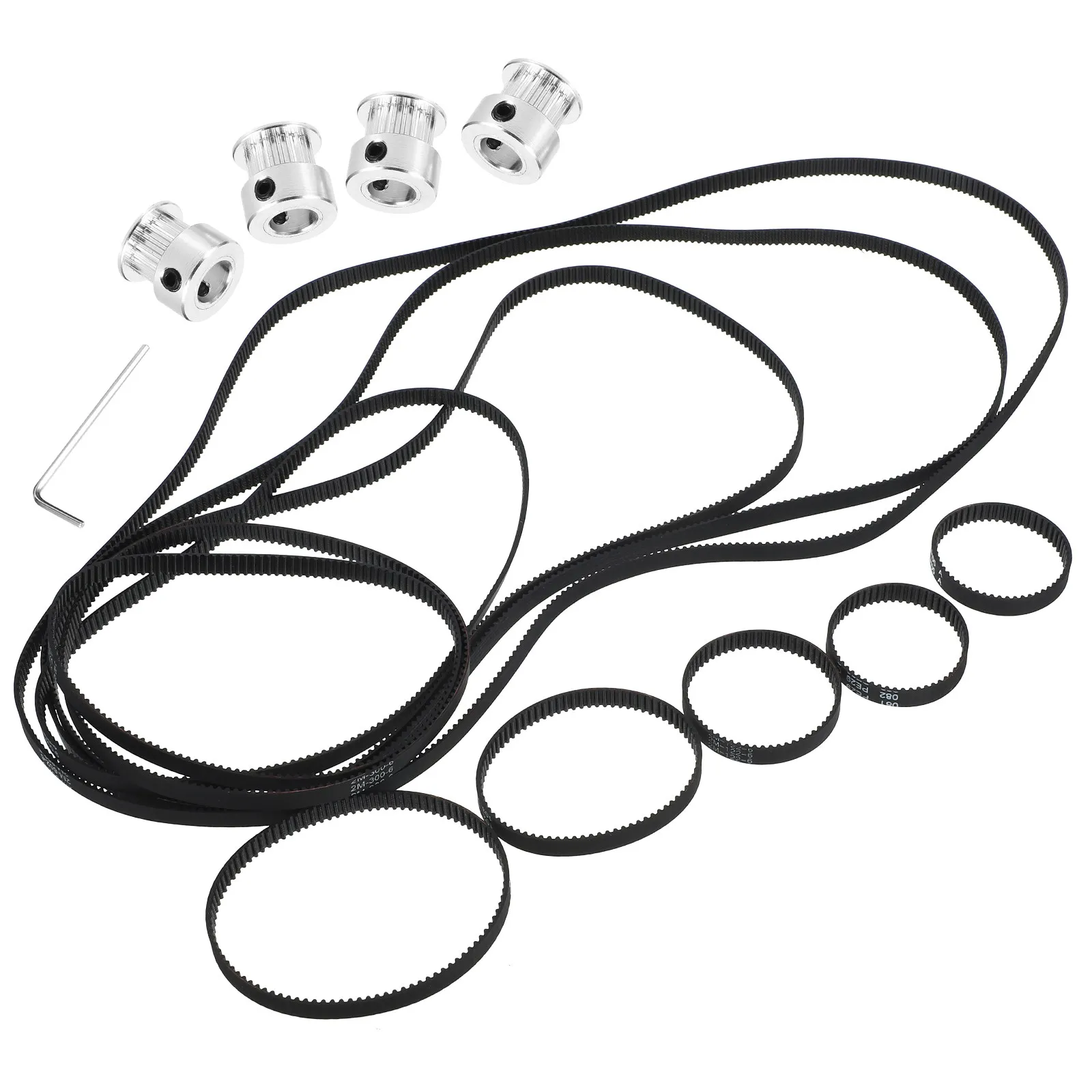 

Комплект ремней ГРМ Gt2 6 мм из резины для 3D-принтеров Ender Anet I3 - точная передача, надежность