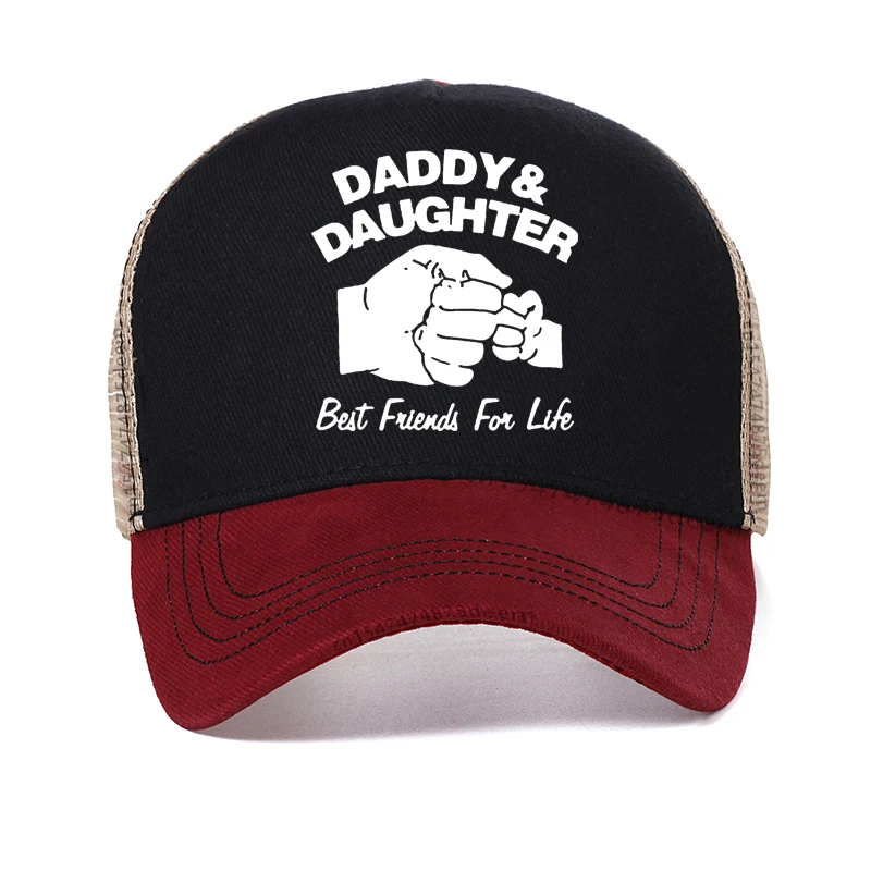 

DADDY AND DAUGHTER BEST FRIENDS FOR LIFE Men's Popular Baseball Cap Classic Fashion Unisex Mesh Breathable hat