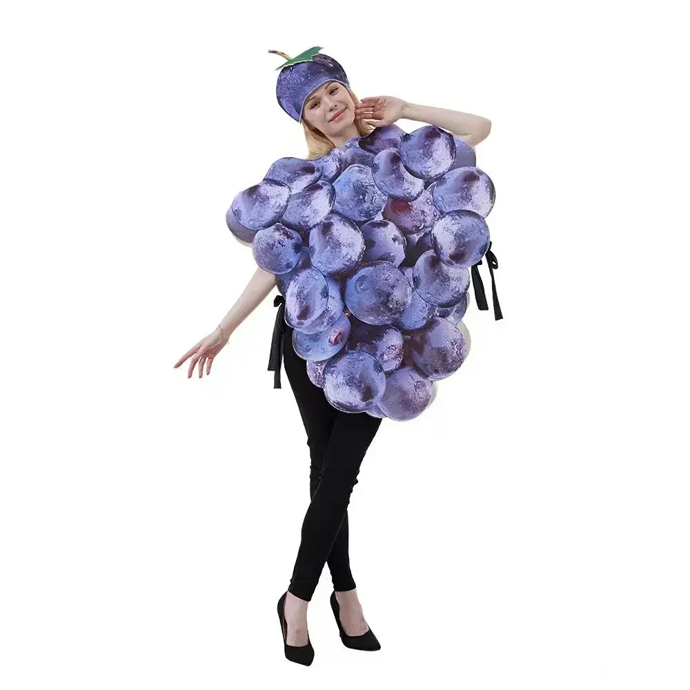 Games Fruit Party Grape Costume Role Playing Costume Anime Cosplay New Spot Halloween Stage Play Costume