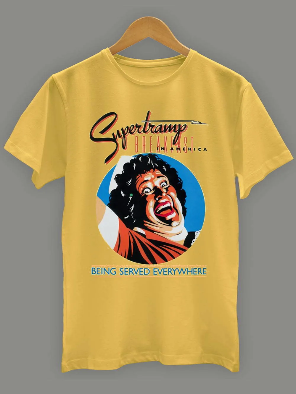 

Rare Supertramp Band Gift For Fan Yellow S-2345XL Unisex T-shirt GC1639