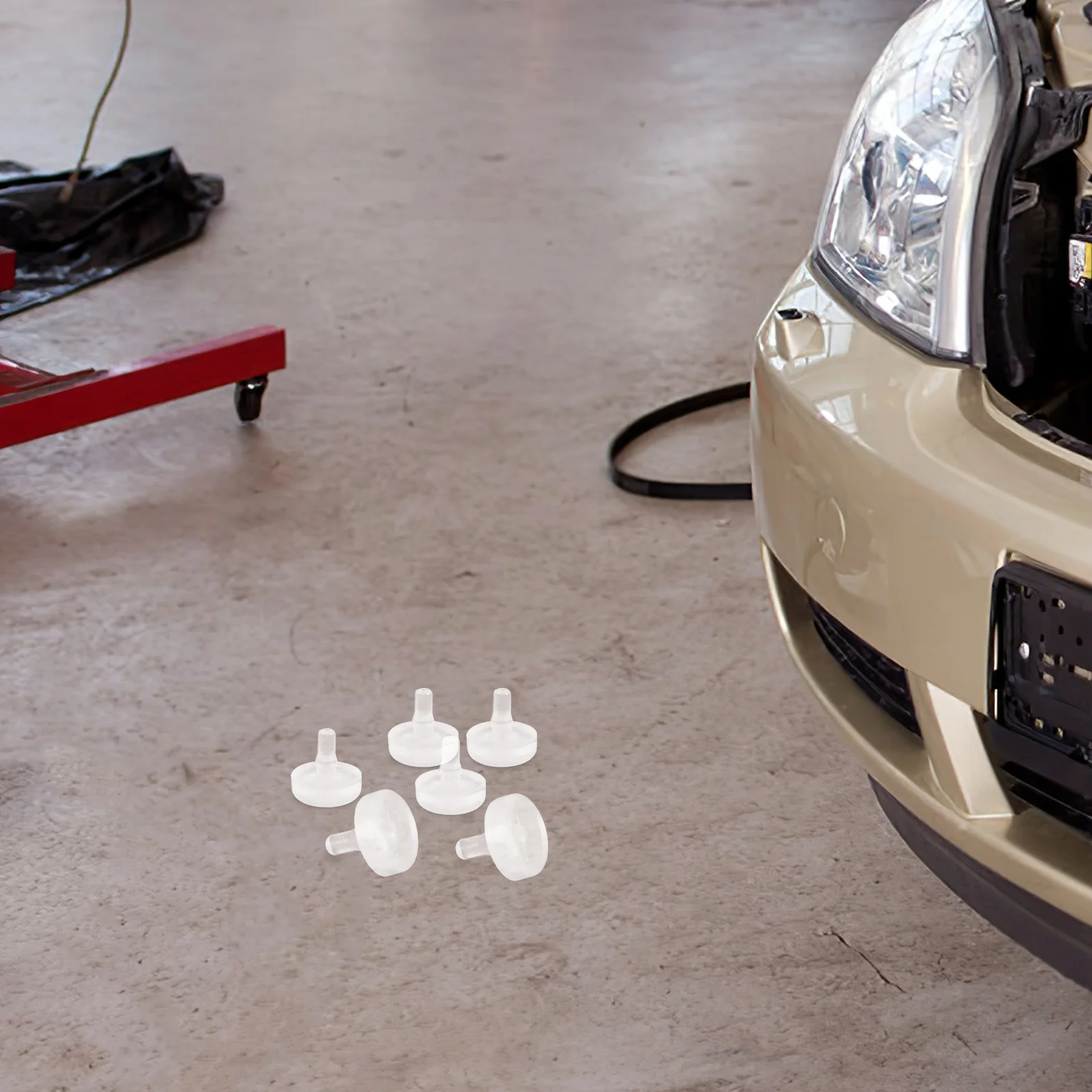 

10pcs Brake Light Switch Rubber Stopper Durable Brake Pad, Clutch Pedal Stopper, Automotive Switch Pedal Accessory, Car Part