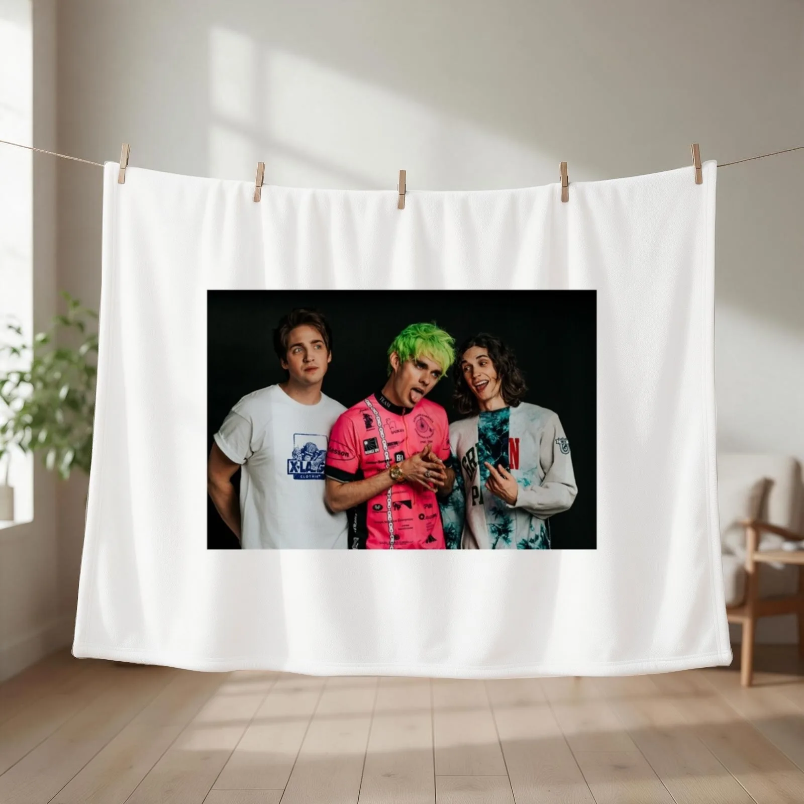 Waterparks Throw Blanket couch cozy soft plush fuzzy picnic outdoor blanket