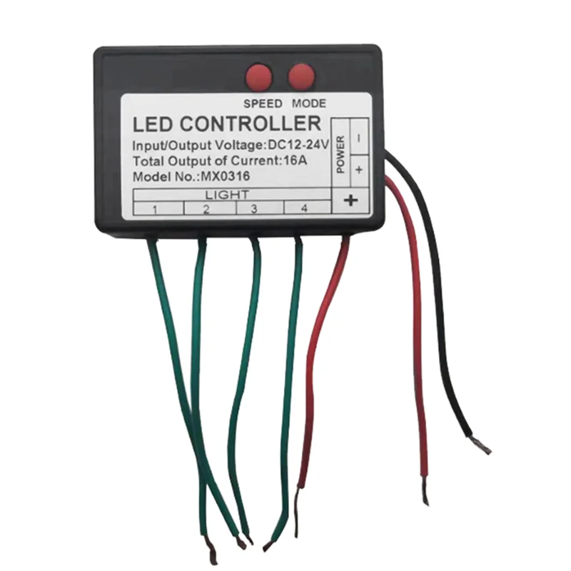 

Новое поступление, 12 В-24 В постоянного тока, контроллер светодиодной ленты, взрыв воды, вспышка, знак лошади, светящееся слово, открытый световой короб, контроллер RGB