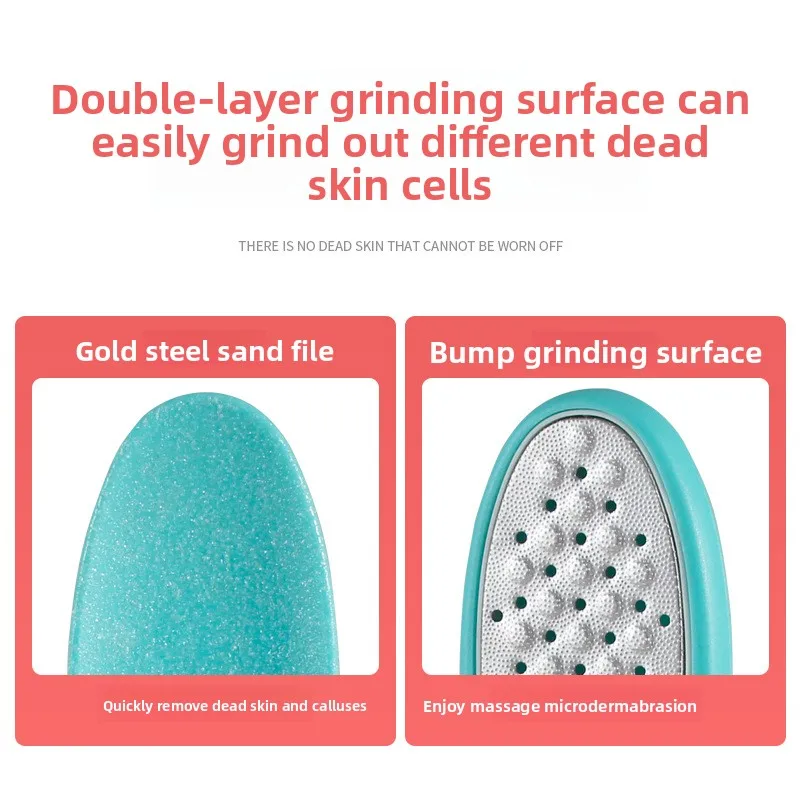 4pc/Set Stainless Steel Foot Plate File Golden Steel Sand Foot Board Set Household Foot Grinder Dead Skin Removal Tools