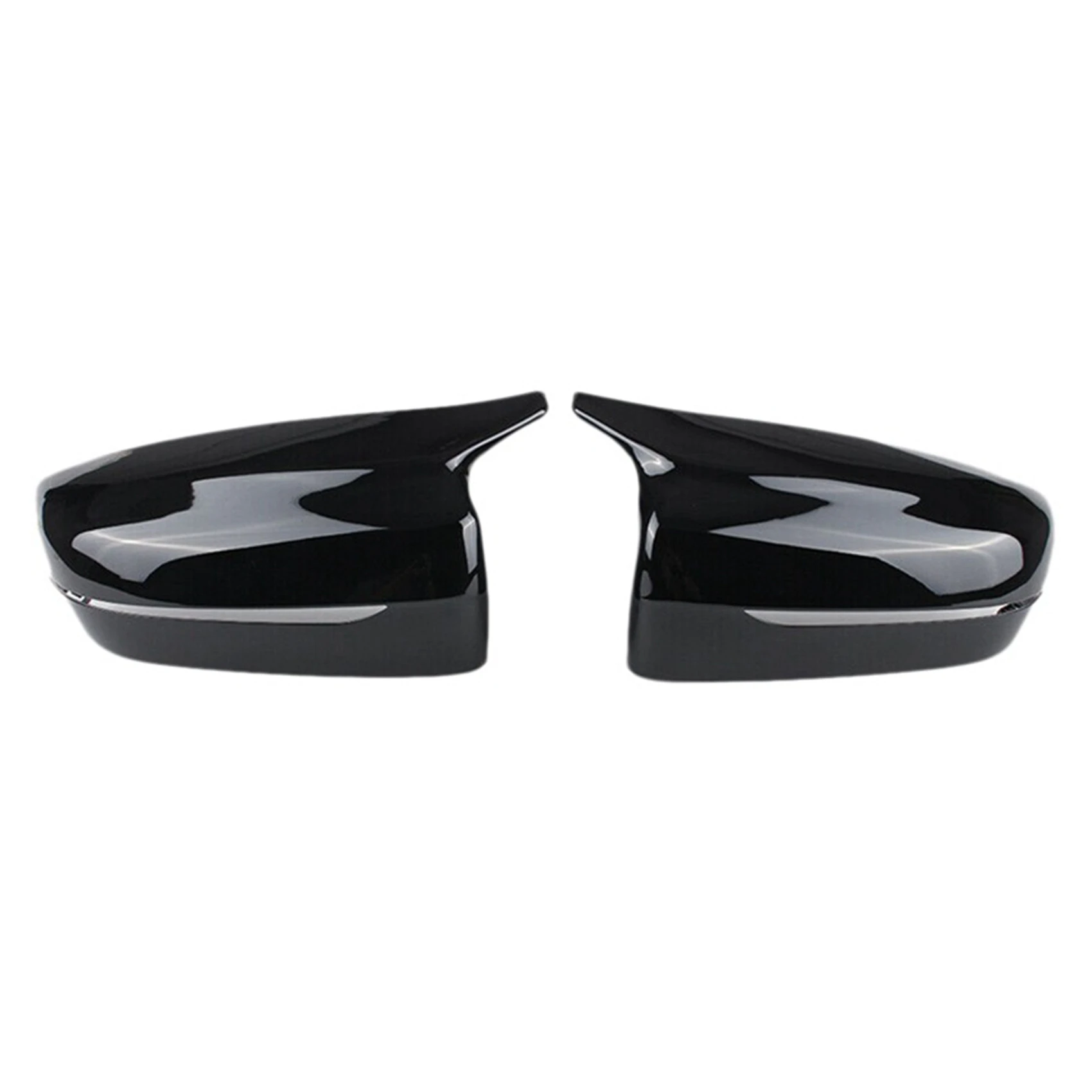 For-BMW G20 G28 G30 G38 G11 G12 Bright Black Replacement Mirror Covers Car Side Door Rear View Mirror Cover Cap Shell