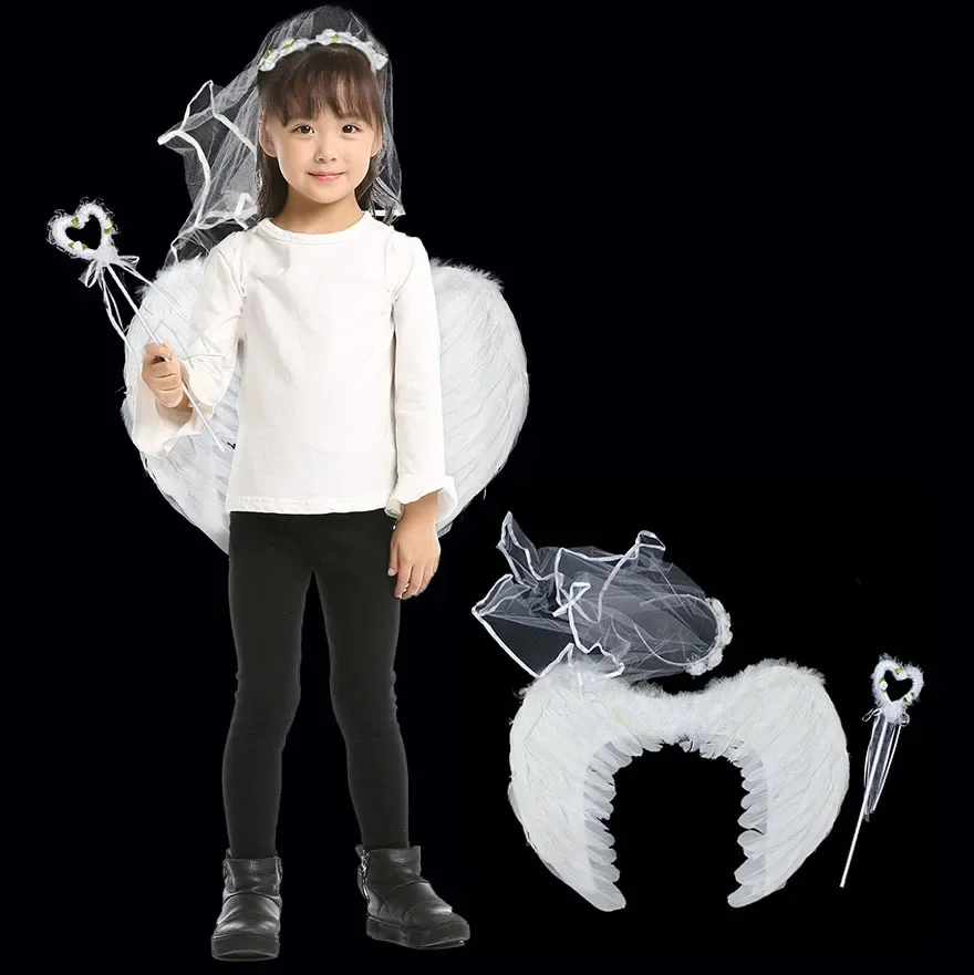 crianca-crianca-festa-danca-mostrar-performances-fantasia-vestido-headwear-angulo-asa-pena-bandana-pascoa-halloween-traje-cosplay