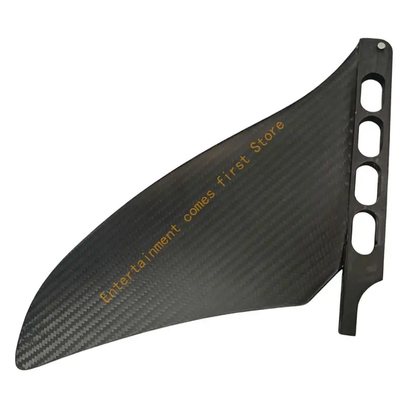 Carbon Look Surfboard Finning with Quick Install Base for Paddles Board Setups 55KD