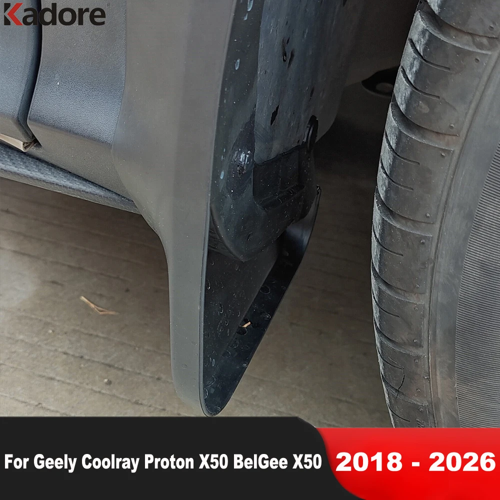 Car Mudguard For Geely Coolray Proton X50 BelGee X50 2018-2026 Mudflaps Mud Flaps Splash Guards Front Rear Fenders Accessories