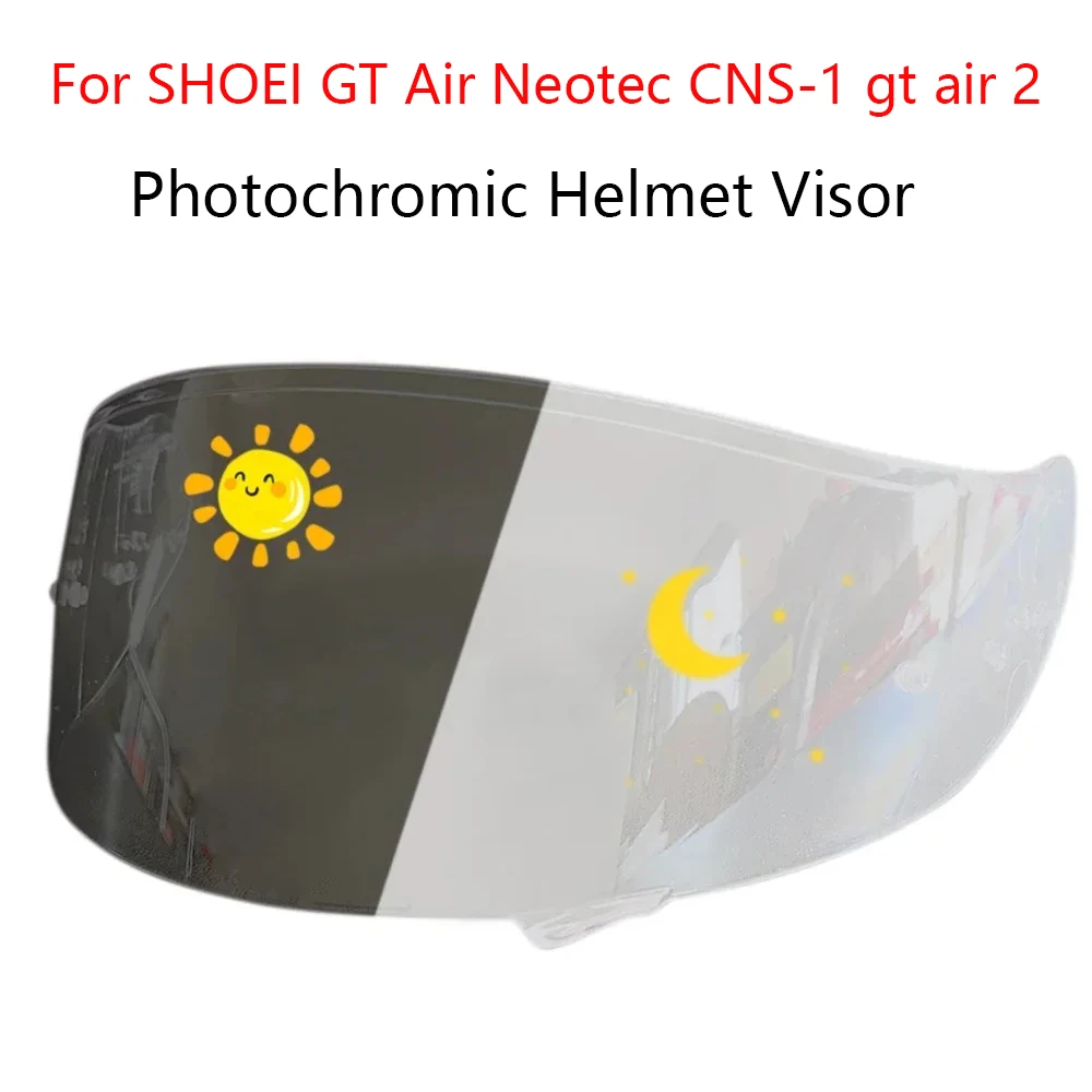 

Photochromic Helmet Visor For SHOEI GT Air Neotec CNS-1 gt air 2 Motorcycle helmet lenses