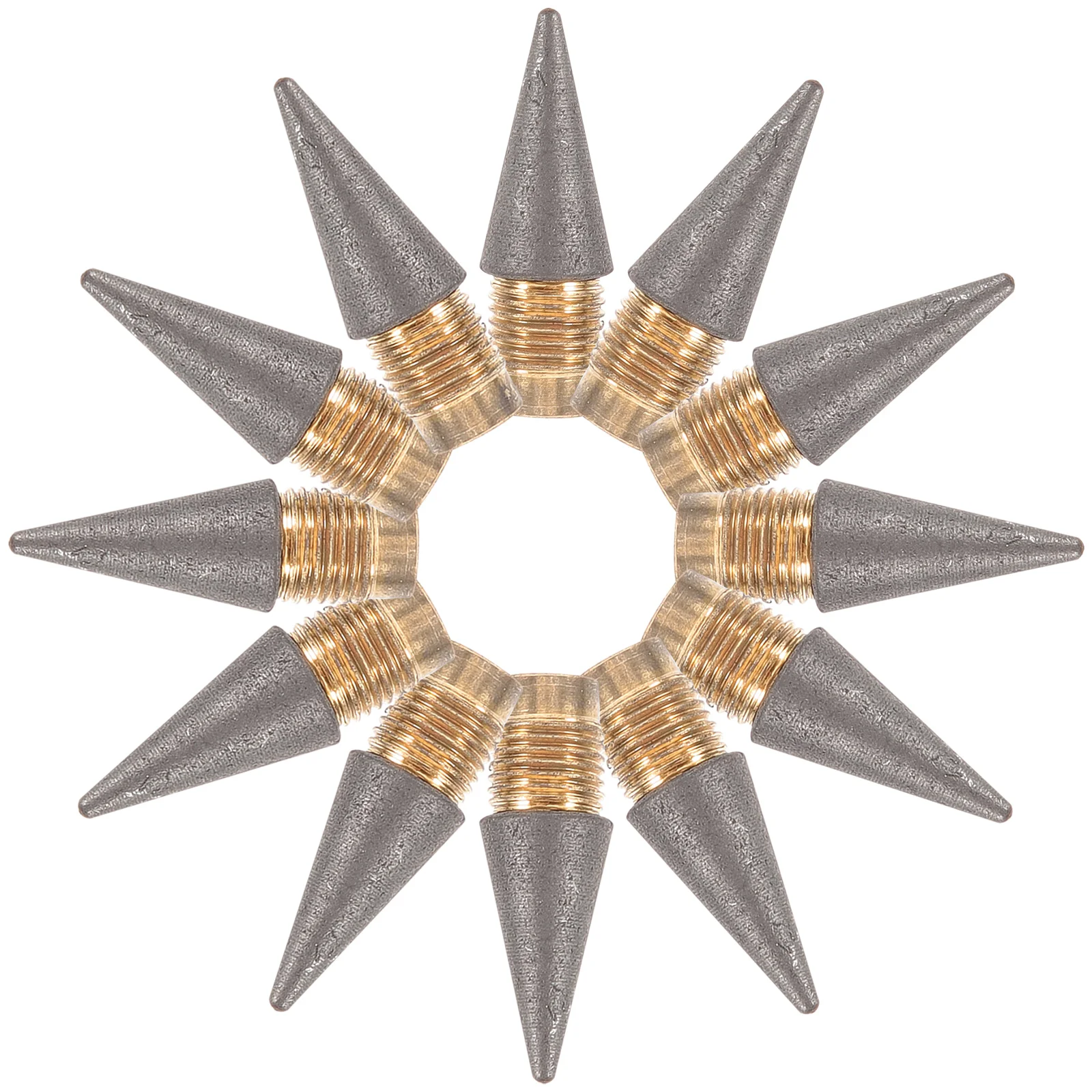 

50 Pcs Inkless Pencil Refill Heads Smooth Writing Practical Nibs Infinite Tips Replacement Students Supplies Alloy Material Long