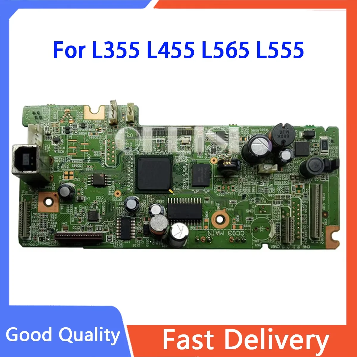 

1PCS X Original Formatter Board For Epson L455 L565 L555 L355 2140861 2158979 2140863 in printer parts on sale