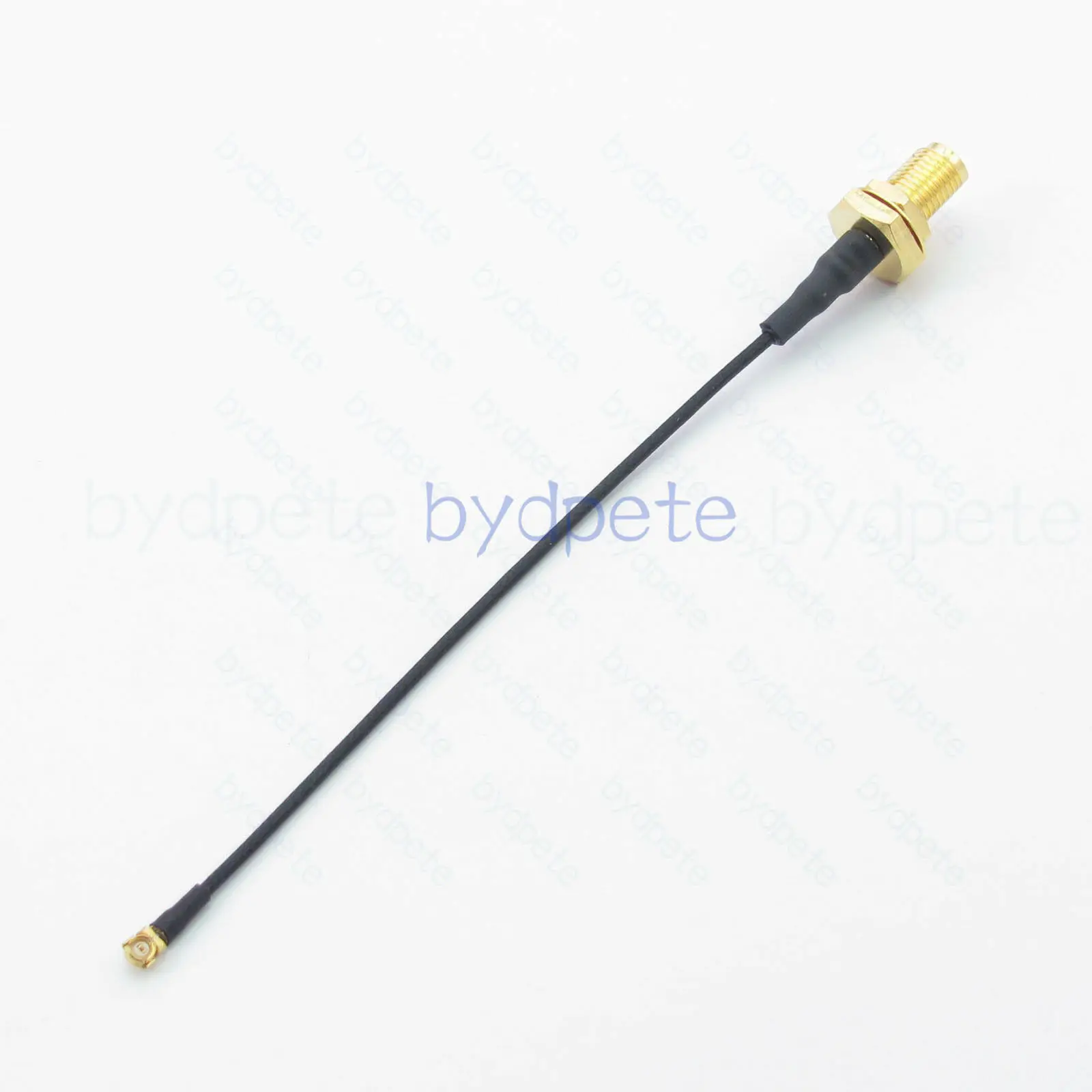 IPX UFL U.FL Plug to SMA Female Bulkhead D-Cut Waterproof 1.37mm Pigtail Coaxial Cable Koaxial Kalbe Coax RF 50 Ohms 50ohm