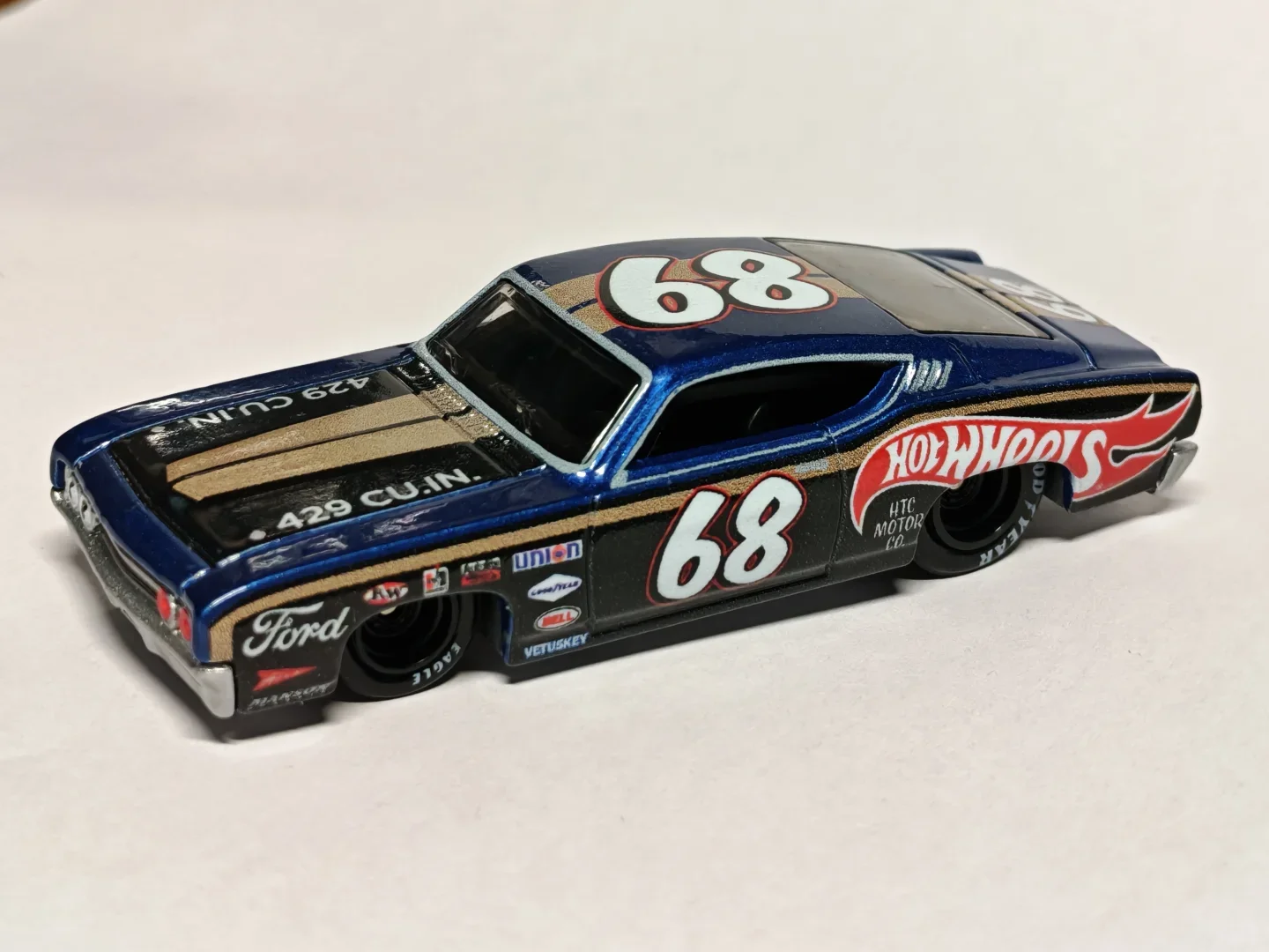 Hot Wheels Premium New Boulevard 1:64 Diecast Car Model '69 FORD TORINO TALLADEGA Mattel Collectible Vehicle Toy Kids Gift