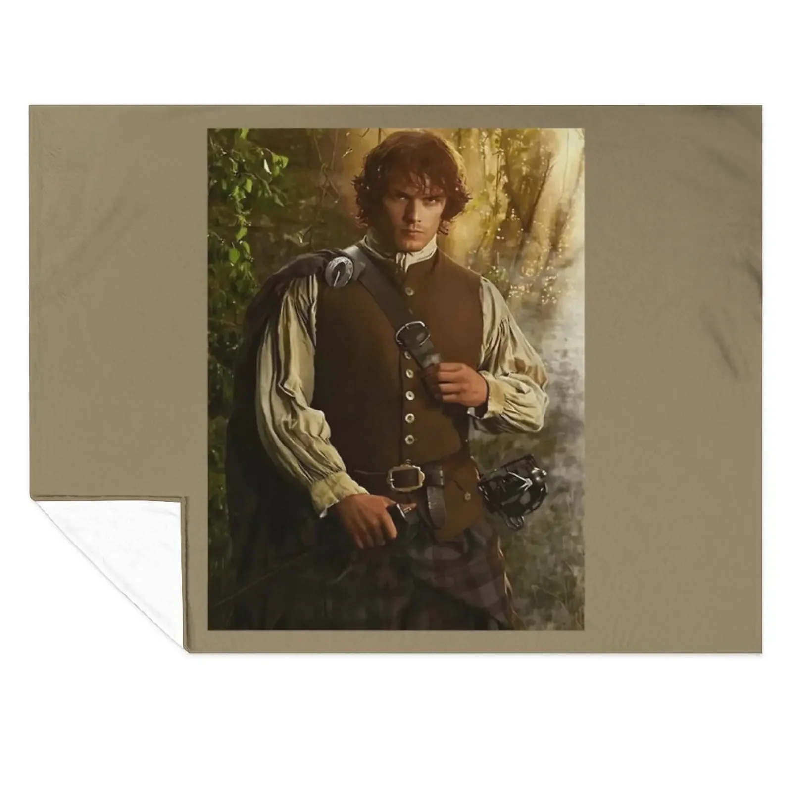

Sam Heughan 1 Throw Blanket Thins christmas decoration decorative Bed covers Blankets