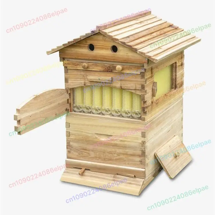 

Self-Flowing Bee Box, A Full Set Of Double-Layer High Box With Seven Spleen Automatic Honey Flow Device
