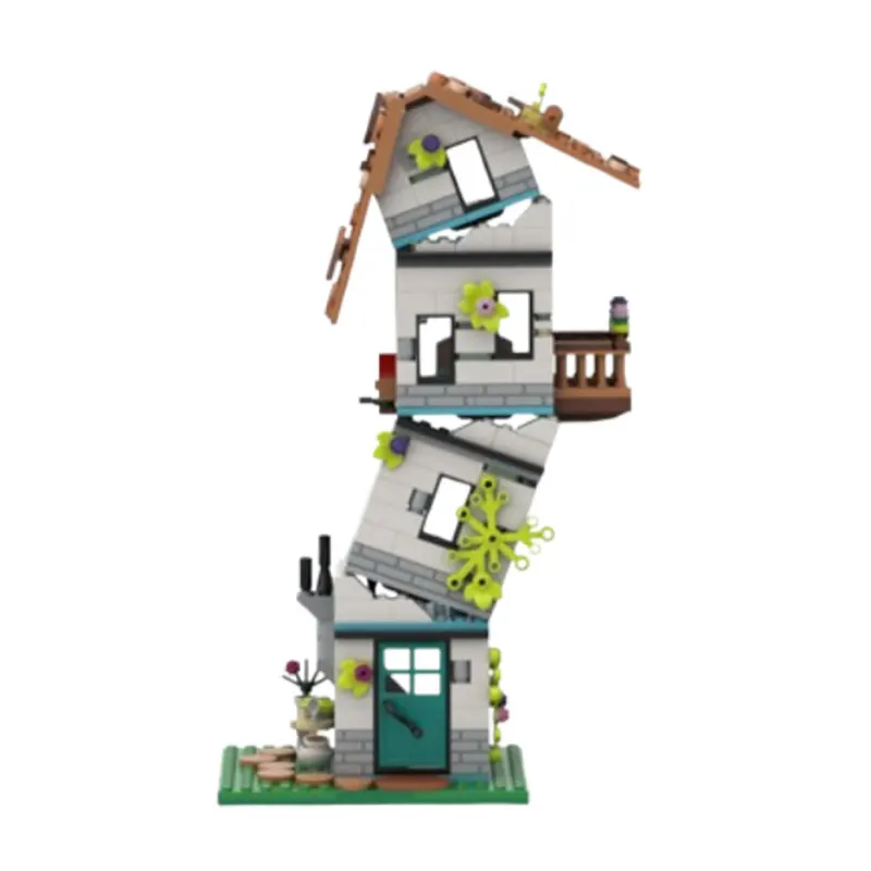 

Spot MOC-190832 482 шт. Башня DIY сборка мелких частиц строительные блоки развивающая игрушка модель подарочный набор украшений