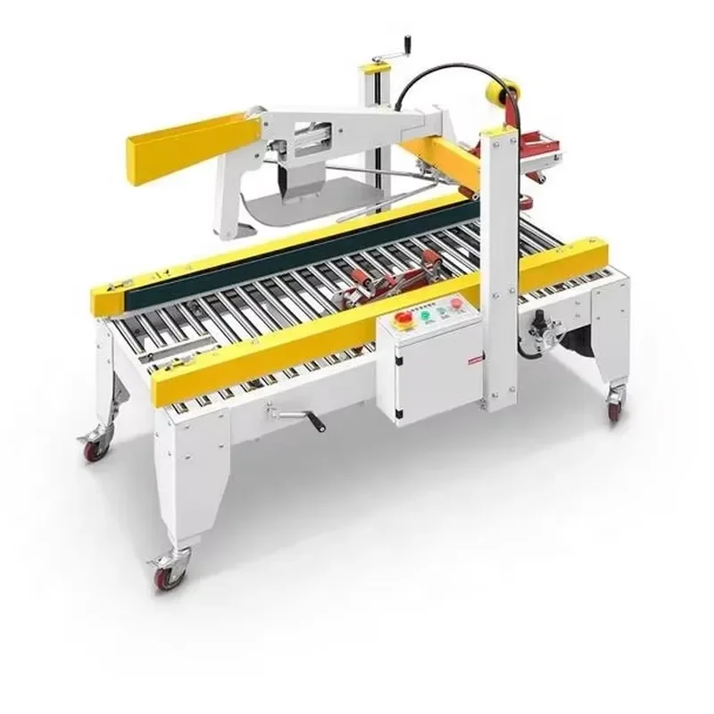 UPK-FXZ500 Semi Auto Flap Fold Carton Box Case Sealer Machine Closing Packer Sealing Machine