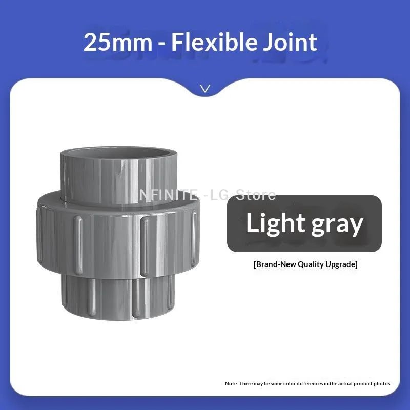 Lrrigation Supply Line Union Duty PVC Union Fittings Leak Proof Corrosion Proof For Plumbing IrrigationINFINITE -LG